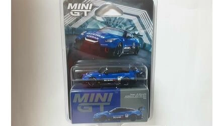 MINI GT 1/64 - NISSAN GTR R35 - LB SILHOUETTE WORKS GT - BLU
