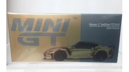 MINI GT 1/64 - NISSAN Z VEILSIDE FFZ400 - GOLD CHROME - LHD 