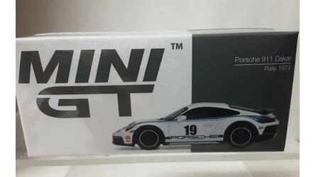 MINI GT 1/64 - PORSCHE 911 992 COUPE - Nº 19 RALLY DAKAR DES