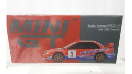MINI GT 1/64 - SUBARU IMPREZA WRC97 - Nº 1 DRM CHAMPION 1999
