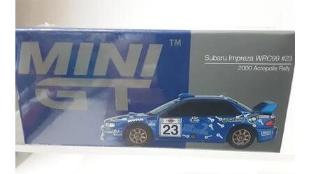 MINI GT 1/64 - SUBARU IMPREZA WRC99 - Nº 23 RALLY ACROPOLIS 