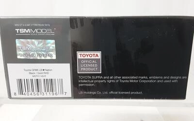 MINI GT 1/64 - TOYOTA GR SUPRA LB-NATION - 2525 - BLACK  GOL