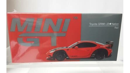 MINI GT 1/64 - TOYOTA GR86 LB-NATION - RED - 2024