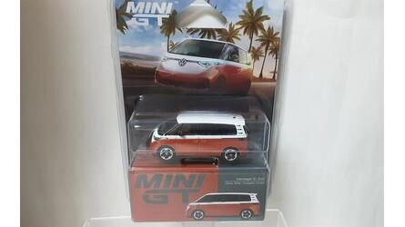 MINI GT 1/64 - VOLKSWAGEN ID BUZZ -  ENERGETIC ORANGE/CANDY 
