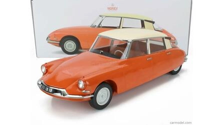 NOREV 1/12 - CITROEN ID 19 - 1957 - CAPUCINE ORANGE / CREAM