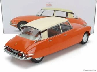 NOREV 1/12 - CITROEN ID 19 - 1957 - CAPUCINE ORANGE / CREAM