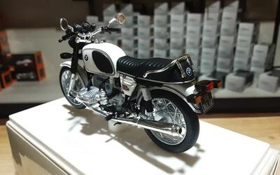NOREV 1/18 - BMW R90/6 - 1974 - WHITE
