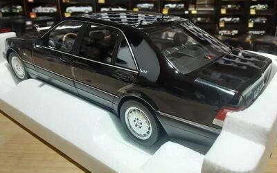 NOREV 1/18 -   MERCEDES S600 - 1997 - BLACK METALLIC