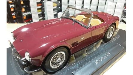 NOREV 1/18 - AC COBRA 289 - 1963 - DARK RED