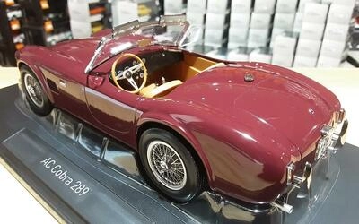 NOREV 1/18 - AC COBRA 289 - 1963 - DARK RED