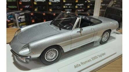 NOREV 1/18 - ALFA ROMEO DUETTO 2000 SPIDER - SILVERGREY META