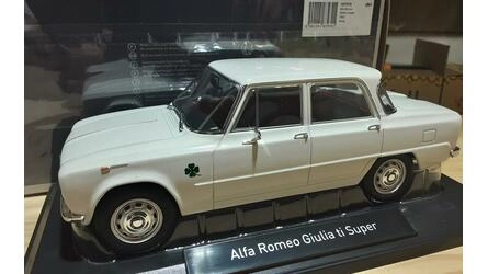 NOREV 1/18 - ALFA ROMEO GIULIA TI SUPER - WHITE - 1963
