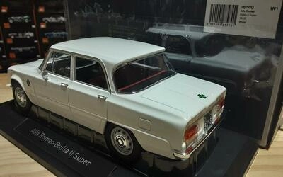 NOREV 1/18 - ALFA ROMEO GIULIA TI SUPER - WHITE - 1963