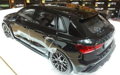 NOREV 1/18 - AUDI RS3 - MYTH BLACK - 2025
