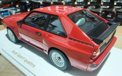 NOREV 1/18 - AUDI SPORT QUATTRO - 1985 - TORNADO RED