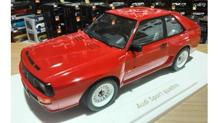 NOREV 1/18 - AUDI SPORT QUATTRO - 1985 - TORNADO RED