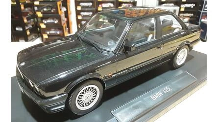 NOREV 1/18 - BMW 325I - BLACK METALLIC - 1988