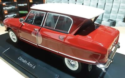 NOREV 1/18 - CITROEN AMI 6 CLUB - CORSAIRE RED - 1968
