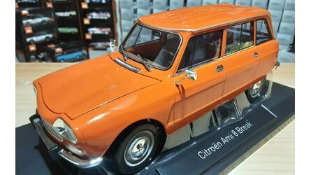 NOREV 1/18 - CITROEN AMI 8 - 1975 - ORANGE