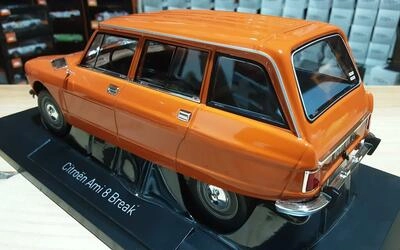 NOREV 1/18 - CITROEN AMI 8 - 1975 - ORANGE