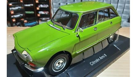 NOREV 1/18 - CITROEN AMI 8 CLUB - 1969 - IRIS GREEN