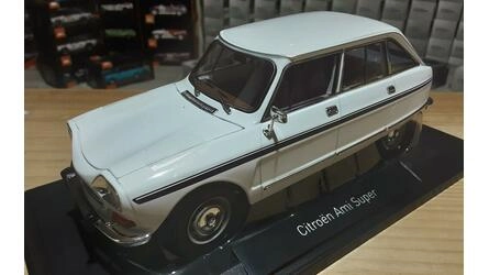 NOREV 1/18 - CITROEN AMI SUPER - 1974 - WHITE