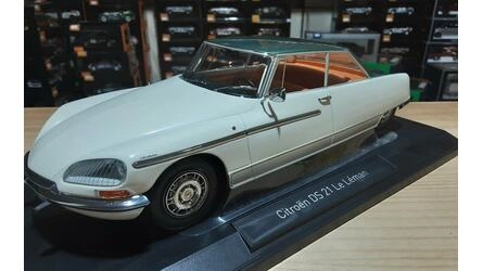 NOREV 1/18 - CITROEN  DS 21 LE LEMAN - 1968 - IVORY  GREEN M