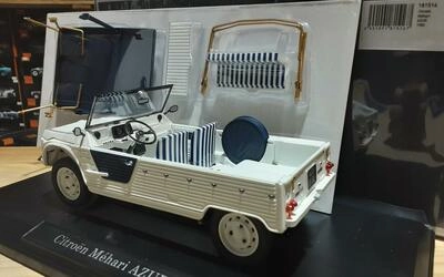 NOREV 1/18 - CITROEN MEHARI AZUR - WHITE - 1983