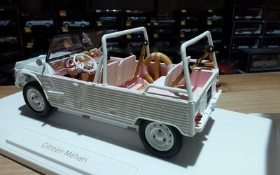 NOREV 1/18 - CITROEN MEHARI EDEN SORBET HOTEL MARTINEZ - WHI