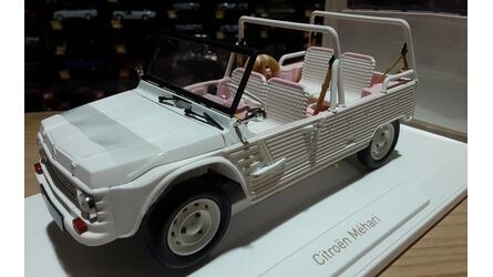NOREV 1/18 - CITROEN MEHARI EDEN SORBET HOTEL MARTINEZ - WHI