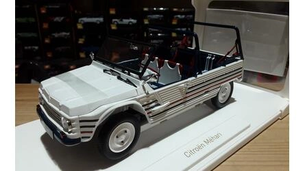 NOREV 1/18 - CITROEN MEHARI  ELECTRIC  - WHITE/RED/BLUE - 20