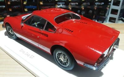 NOREV 1/18 - FERRARI DINO 246 GT - RED - 1968