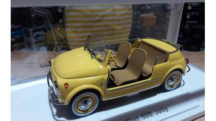 NOREV 1/18 - FIAT 500 JOLLY - 1965 - YELLOW