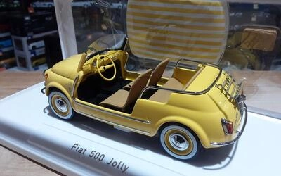 NOREV 1/18 - FIAT 500 JOLLY - 1965 - YELLOW