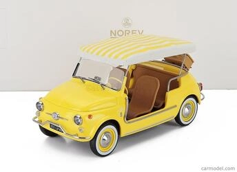 NOREV 1/18 - FIAT 500 JOLLY - 1965 - YELLOW