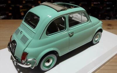 NOREV 1/18 - FIAT 500 L - PASTEL BLUE - 1968