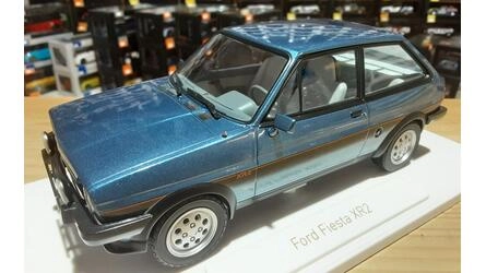 NOREV 1/18 - FORD ENGLAND FIESTA XR2i - 1981 - METALLIC BLUE