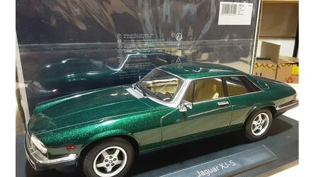 NOREV 1/18 - JAGUAR XJ-S 5.3 HE COUPE - 1982 - GREEN METALIC
