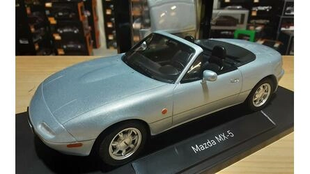 NOREV 1/18 - MAZDA MX-5 - 1989 - SILVER