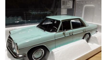 NOREV 1/18 - MERCEDES 200 - 1968 - LIGHT BLUE