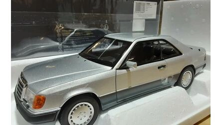 NOREV 1/18 - MERCEDES 300 CE-24 COUPE - 1990 - SILVER