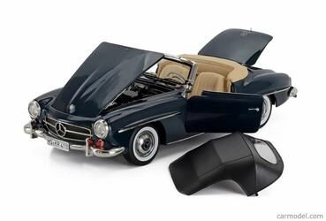 NOREV 1/18 - MERCEDES BENZ 190 SL - MIDDLE BLUE - 1957