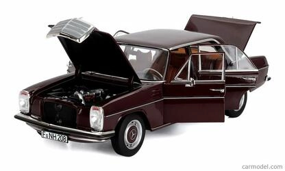 NOREV 1/18 - MERCEDES BENZ 200 SEDAN (W115) - DARK RED BROWN