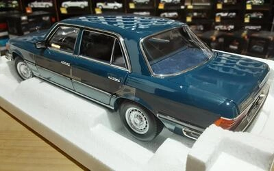 NOREV 1/18 - MERCEDES BENZ 350 SEL - 1979 - HANSA BLUE