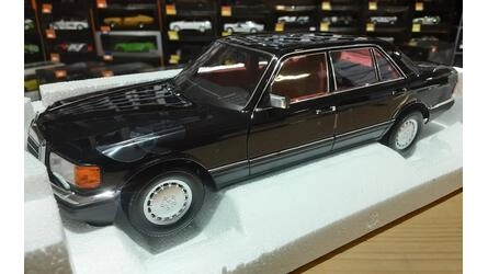 NOREV 1/18 - MERCEDES BENZ 560 SEL TYPE W126 - 1991 - BLACK