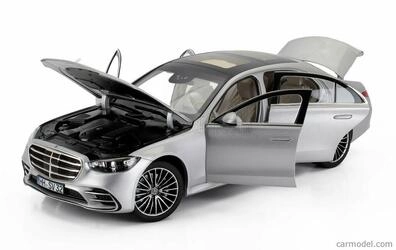 NOREV 1/18 - MERCEDES BENZ S-CLASS AMG LINE - SILVER METALLI