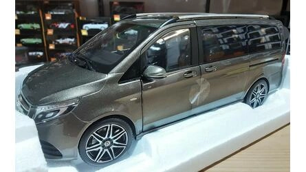 NOREV 1/18 - MERCEDES BENZ V-CLASS AMG LINE - INDIUM GREY - 