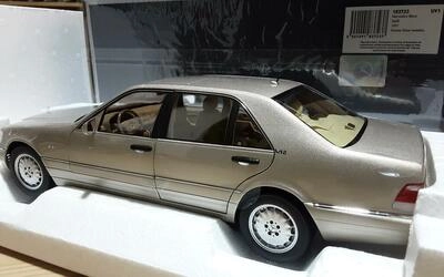 NOREV 1/18 - MERCEDES S600 - 1997 - SILVER