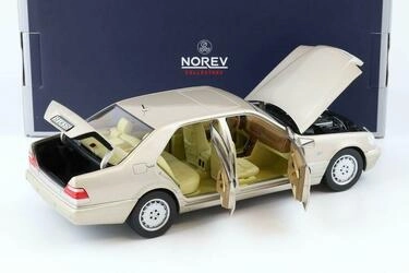 NOREV 1/18 - MERCEDES S600 - 1997 - SILVER