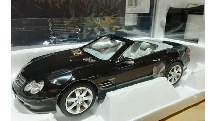 NOREV 1/18 - MERCEDES SL 500 - BLACK - 2003